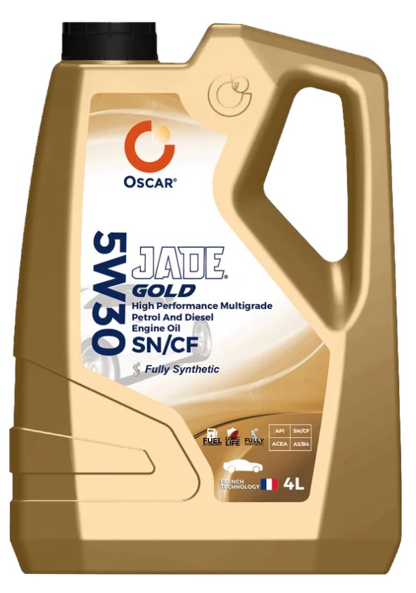Oscar Jade 5w30 Gold 4л. синт. мотор. масло API SP/CF; ACEA A5/B5; ILSAC GF5/6A;Dexos1 Gen2